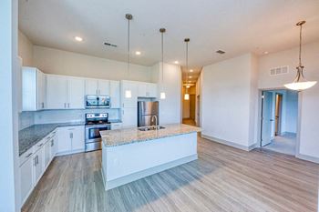 Ciel luxury apartments | kitchen island
